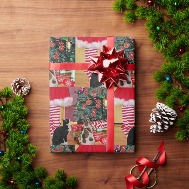 Papel De Regalo Decorando El Árbol (Regalo de vacaciones)
