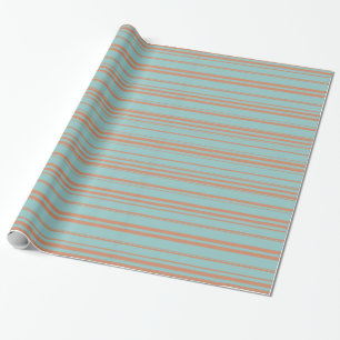 Papel De Regalo Decorativo a rayas vintage