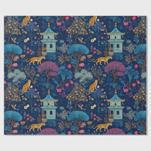 Papel de Regalo Decorativo Chinoiserie Animales