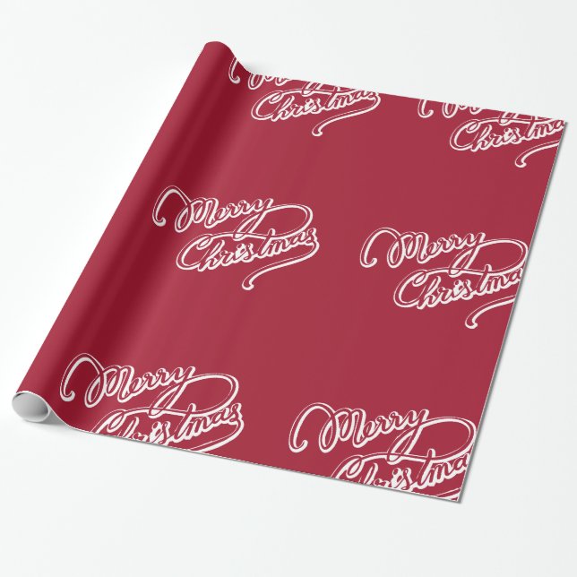 Papel de regalo decorativo para Navidad (Desenrollado)