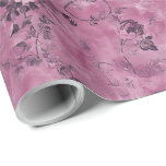 Papel De Regalo Decoupage Chinoisería Malva<br><div class="desc">Papel de regalo de decoupage Chinoisería malva para duchas elegantes,  bodas,  eventos de regalos y manualidades.</div>