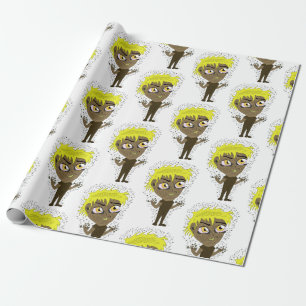 Papel De Regalo Dedos Peditos Chibi