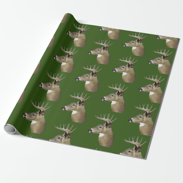 Papel De Regalo Deer (Desenrollado)