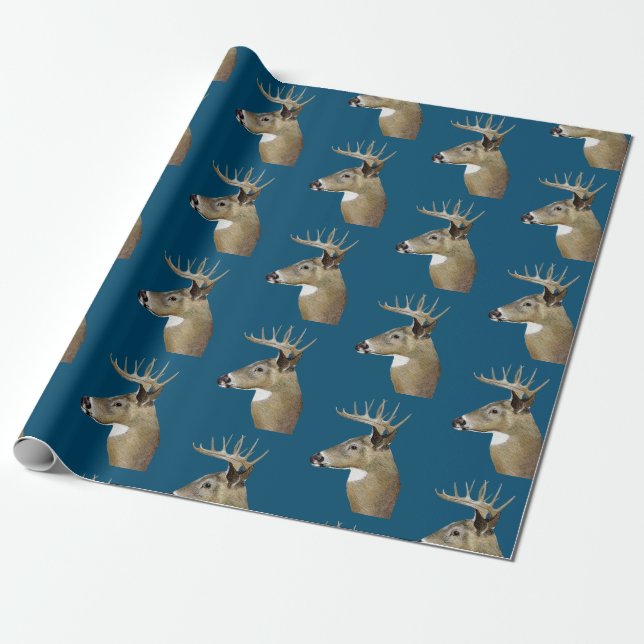 Papel De Regalo Deer (Desenrollado)