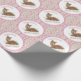 Papel De Regalo Deer Fawn Baby Shower Woodland Animals