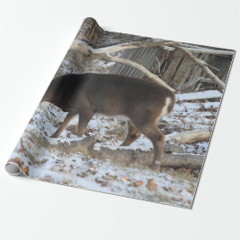Papel De Regalo Deer in the Snow