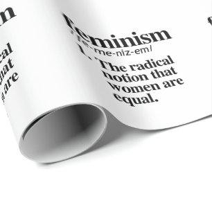 Papel De Regalo Definición de feminismo