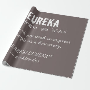 Papel De Regalo Definición Eureka Arquímedes Principales Ciencias