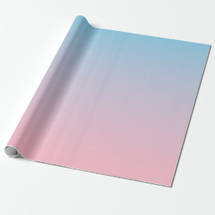 Papel De Regalo Degradado azul y rosa