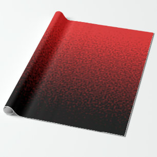 Papel De Regalo Degradado tríptico rojo y negro