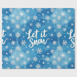 Papel De Regalo Deja que nieve, Navidad, Autor Natasha Nosotros