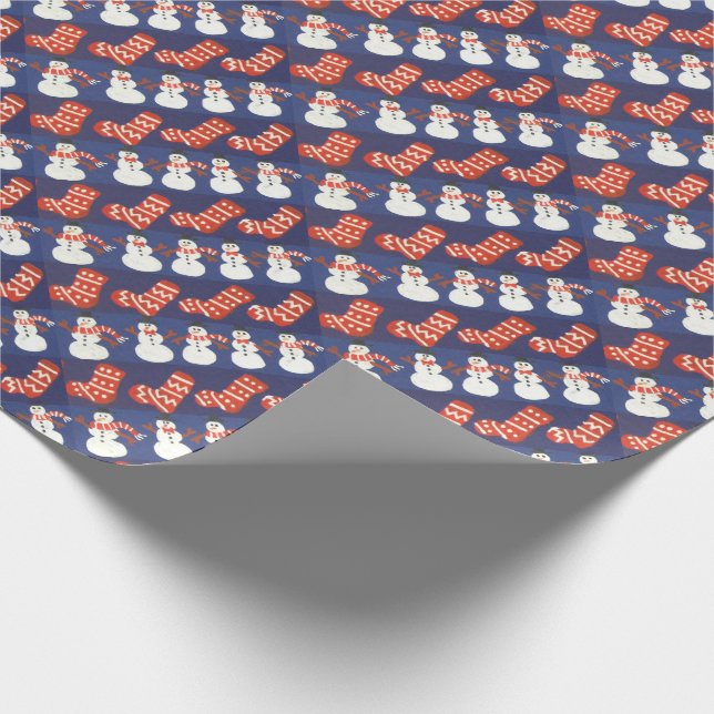 Papel De Regalo dejáis le nevar envoltorio para regalos (Esquina)