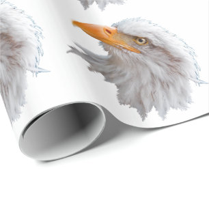 Papel de regalo del águila calva de Alaska (elija