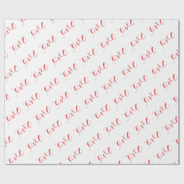 Papel de regalo del amor