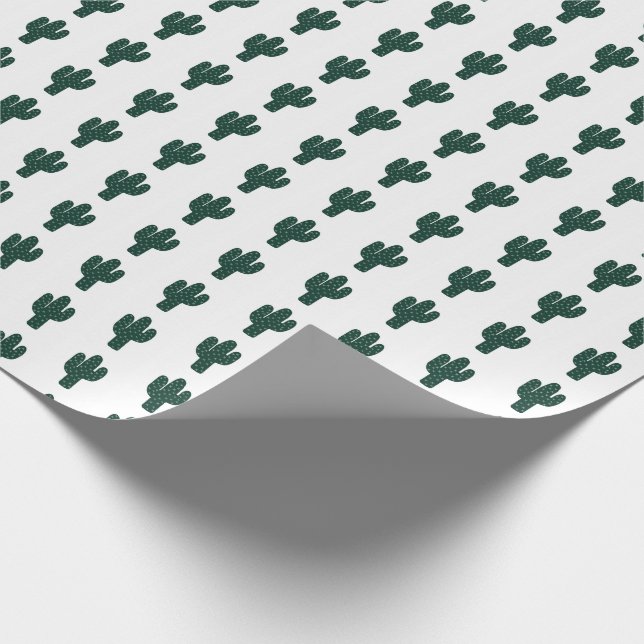 Papel de regalo del cactus (Esquina)