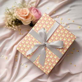 Papel de regalo del conejo de Pascua
