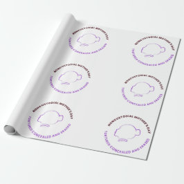 Papel de regalo del Día de la Madre sin custodia