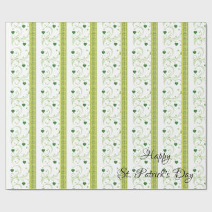 Papel de regalo del Día de San Patricio Trébol