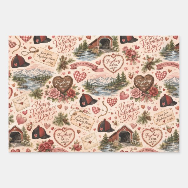 Papel de regalo del día de San Valentín de Fryebur (Anverso)