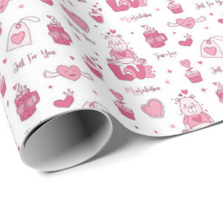 Papel de Regalo del Día de San Valentín – Gif de A