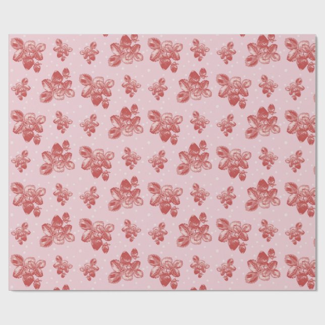 Papel de regalo del modelo de Toile de la fresa (Superficie plana)