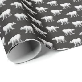 Papel de regalo del oso polar de Bowdoin College
