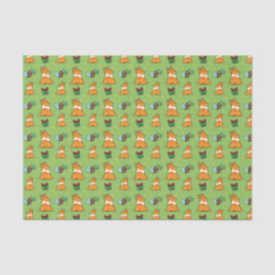 Papel de regalo del papel seda el   del navidad