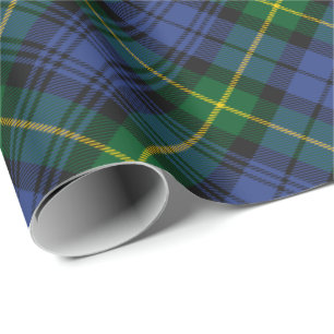 Papel de regalo del tartán del clan Gordon