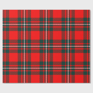 Papel de regalo del tartán del clan Royal Stewart
