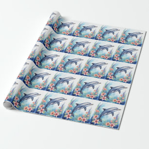 Papel De Regalo Delfín marino