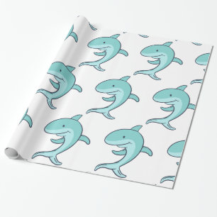 Papel De Regalo Delfines Azules Saltan Thunder_Cove