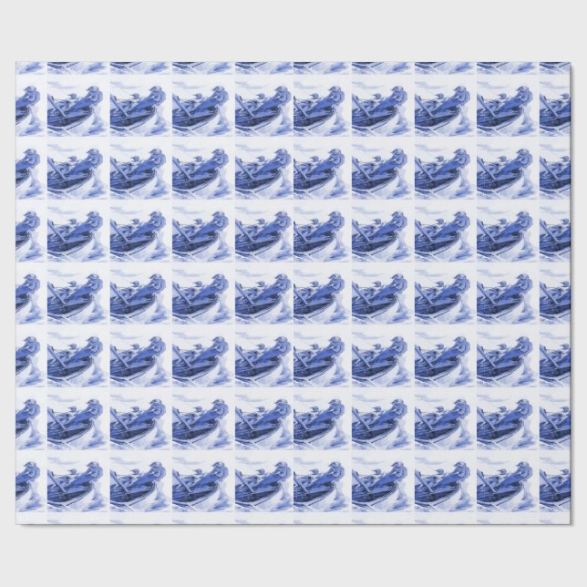 Papel De Regalo Delft Blue Sailing Tile Designs (Costura)