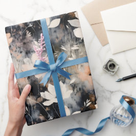 Papel De Regalo Delicado patrón floral