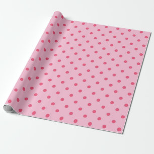 Papel De Regalo Delicia de Polka Rosa