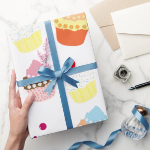 Papel De Regalo Deliciosos pasteles de cumpleaños decorados