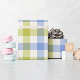 Papel de regalo Delphinium Gingham