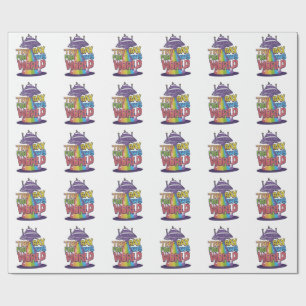 Papel De Regalo Demasiado gay para este mundo Funny LGBT Alines UF