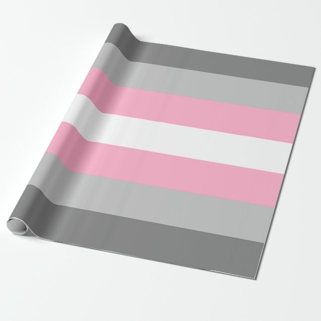 Papel De Regalo DemiGirl Flag (Desenrollado)