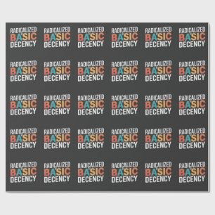 Papel De Regalo Democracia Social Radicalizada Por La Decencia Bás