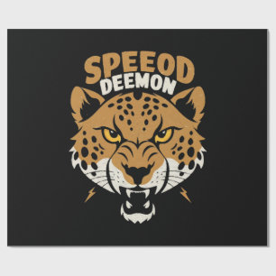 Papel De Regalo Demonio de la Velocidad