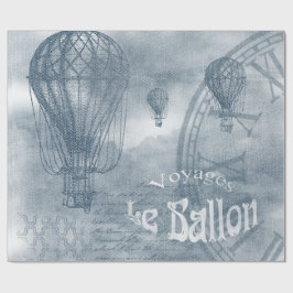 Papel De Regalo Denim Steampunk