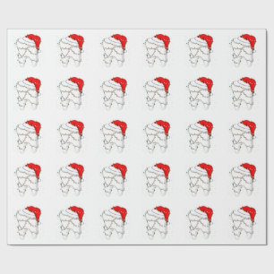 Papel De Regalo Dental Navidad Inodoro Dentista Fiesta