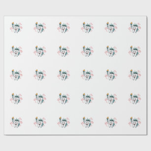 Papel De Regalo Dental Squad 4 De Julio Dentista Funny Estadounide