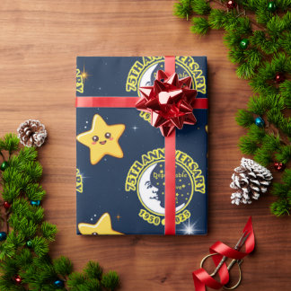 Papel De Regalo Dependable Drive In 75th Anniversary Gift Wrap