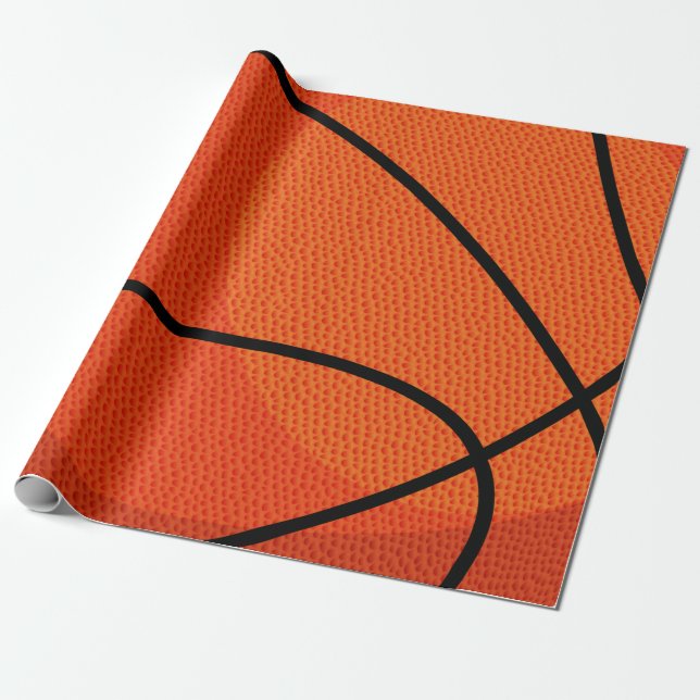Papel De Regalo Deportes de baloncesto (Desenrollado)