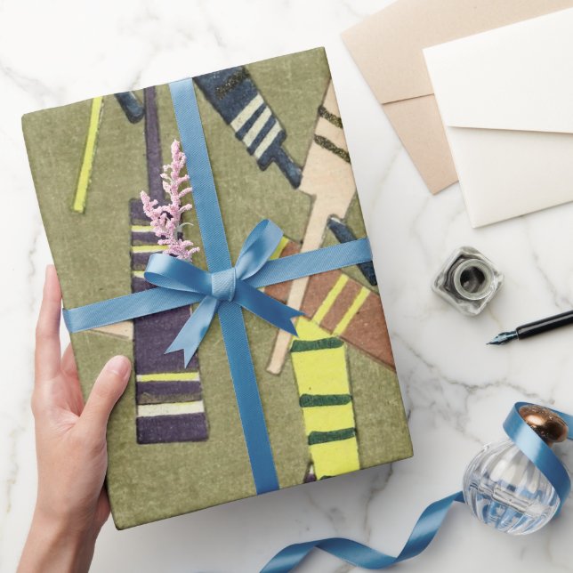 Papel De Regalo Deportes de cricket Bats (Regalar)