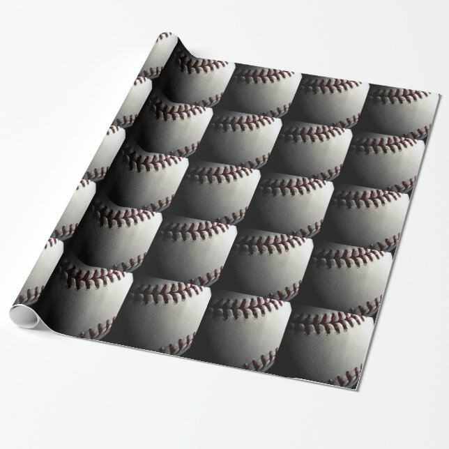 Papel De Regalo deportes del béisbol (Desenrollado)
