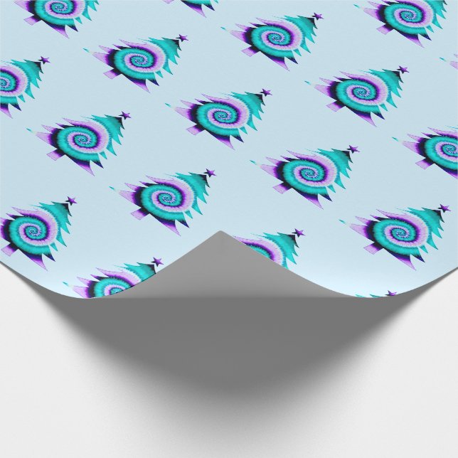 Papel De Regalo Depuración de feriado hippy (Esquina)