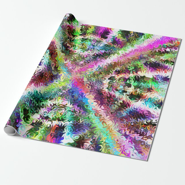 Papel De Regalo Desastre de cohetes (Desenrollado)