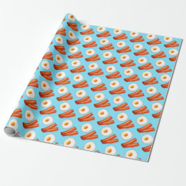 Papel De Regalo Desayuno Bacon Y Huevo